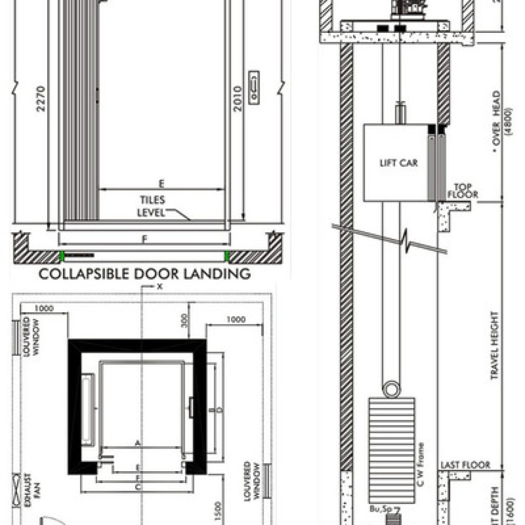 Goods Elevator Plan Image